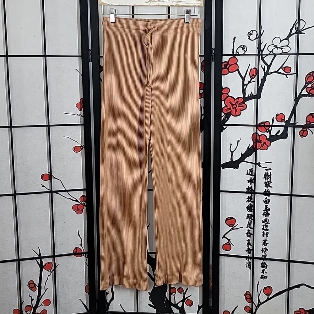 Leset Ali Ribbed jersey wide-leg pants